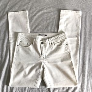 White Prana jeans.